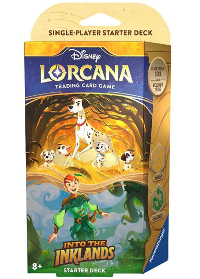 Disney Lorcana Into The Ink Lands (Emerald & Amber) Deck