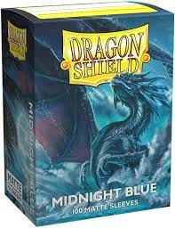 Dragon Shield Standard Size 100ct Sleeves Midnight Blue