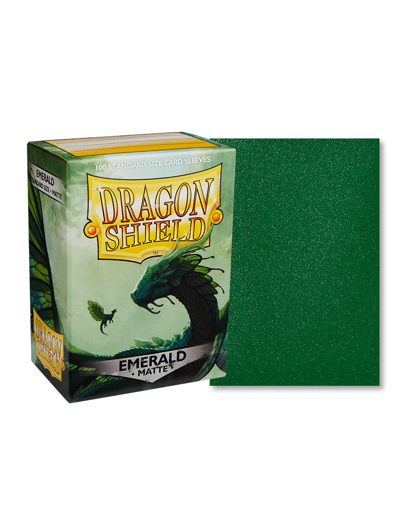 Dragon Shield Standard Size 100ct Sleeves Emerald