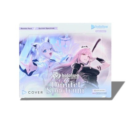 HOLOLIVE Card Game Quintet Spectrum Booster Box