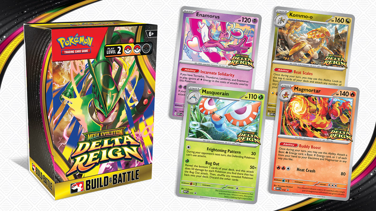 POKEMON Mega Evolution Delta Reign MIDNIGHT Pre Release Saturday Oct 23, 2026 @12am