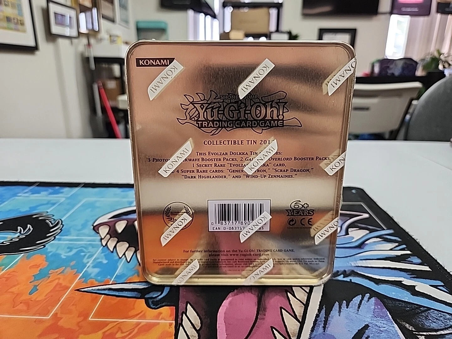 Yugioh Collectible Tin 2012 EVOLZAR DOLKKA SEALED