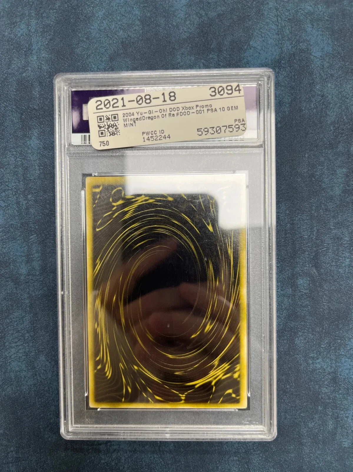 YUGIOH Promo Winged Dragon of Ra DOD PSA 10