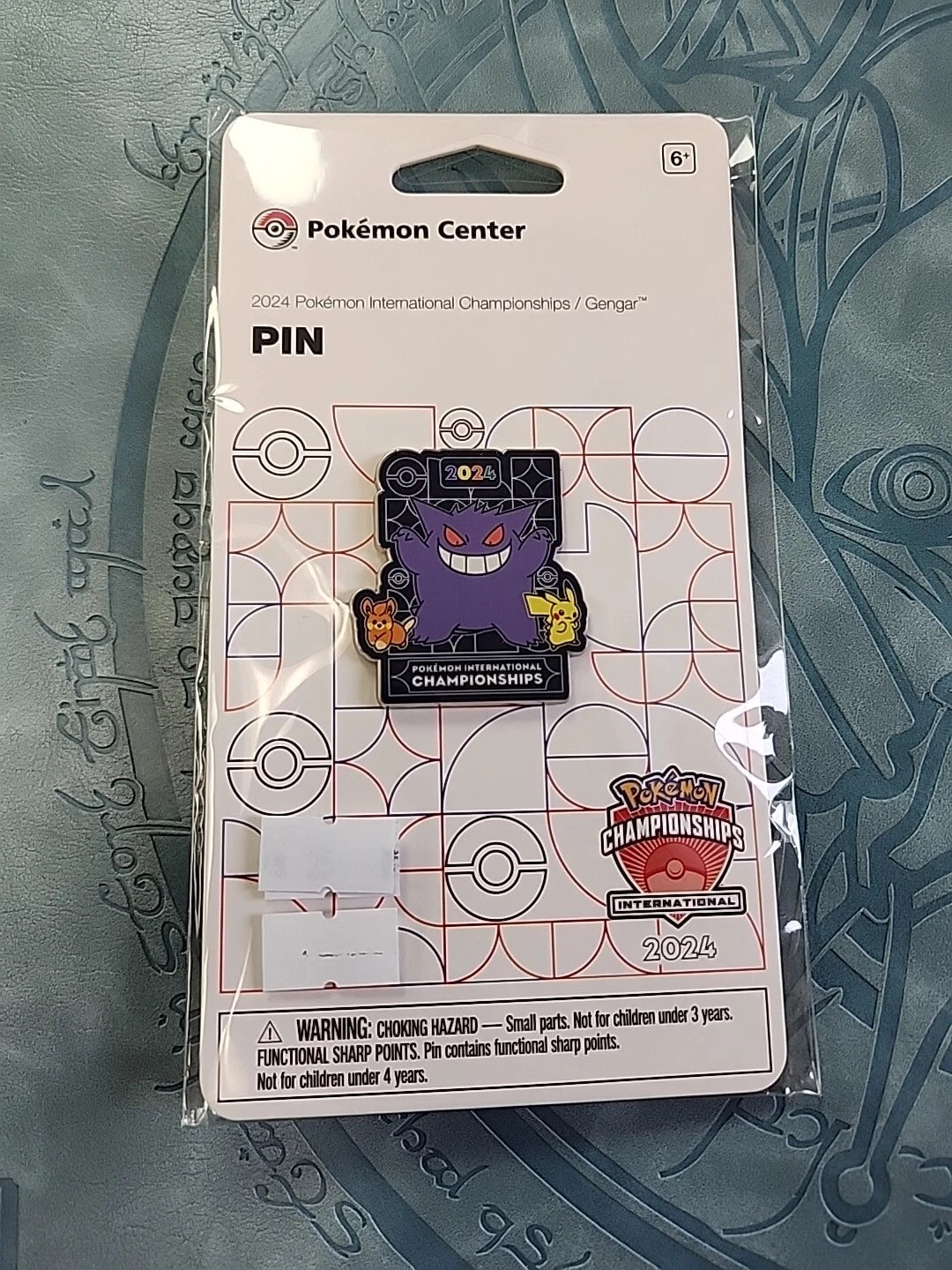 Pokemon Center NAIC Exclusive Pin Gengar Internationals New Sealed