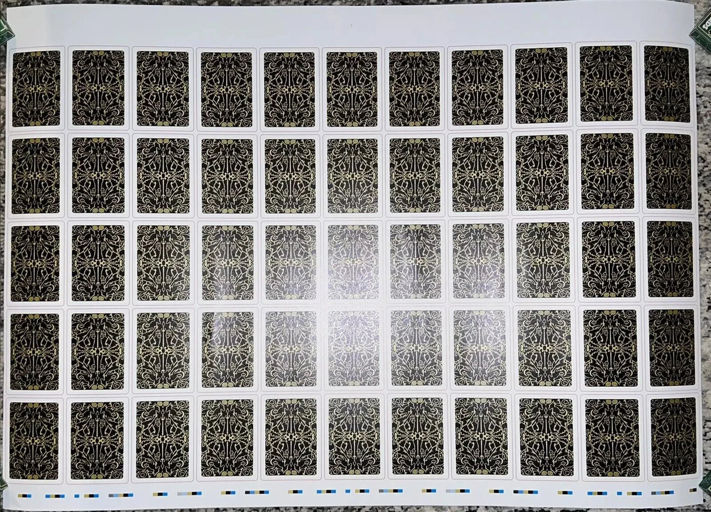 METAZOO Uncut Sheet & Tube - NightFall Non-holo Poker Full Set