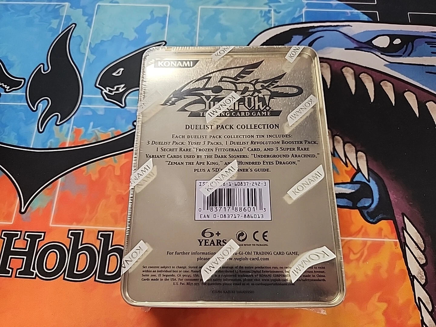 Yugioh Duelist Pack Collection Yusei Black Tin SEALED