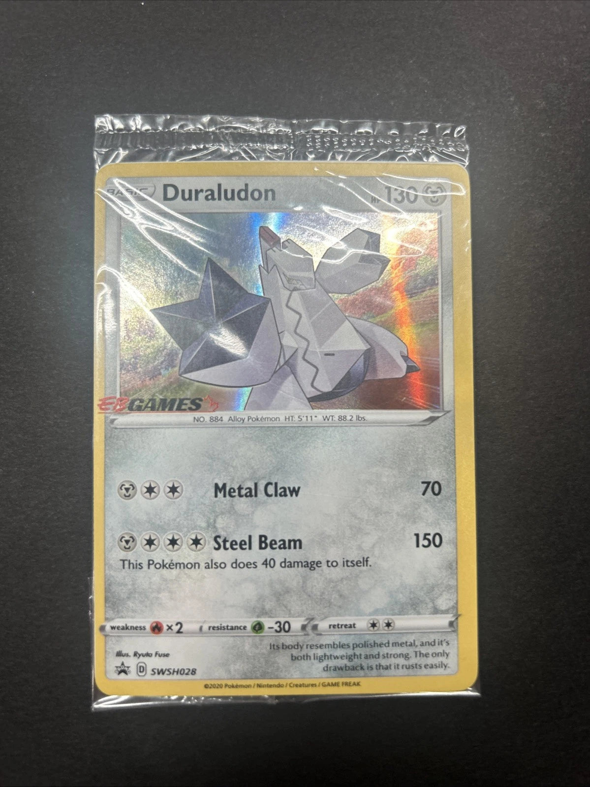 Duraludon - SWSH028 (EB Games Exclusive) SWSH028 - Miscellaneous Cards & Products Holofoil