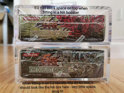 Yugioh European Size Booster Box EU Acrylic Case