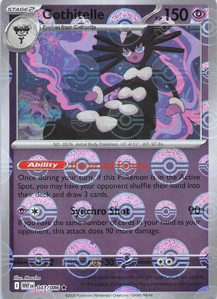 Gothitelle (Poke Ball Pattern) 43 - SV White Flare Holofoil