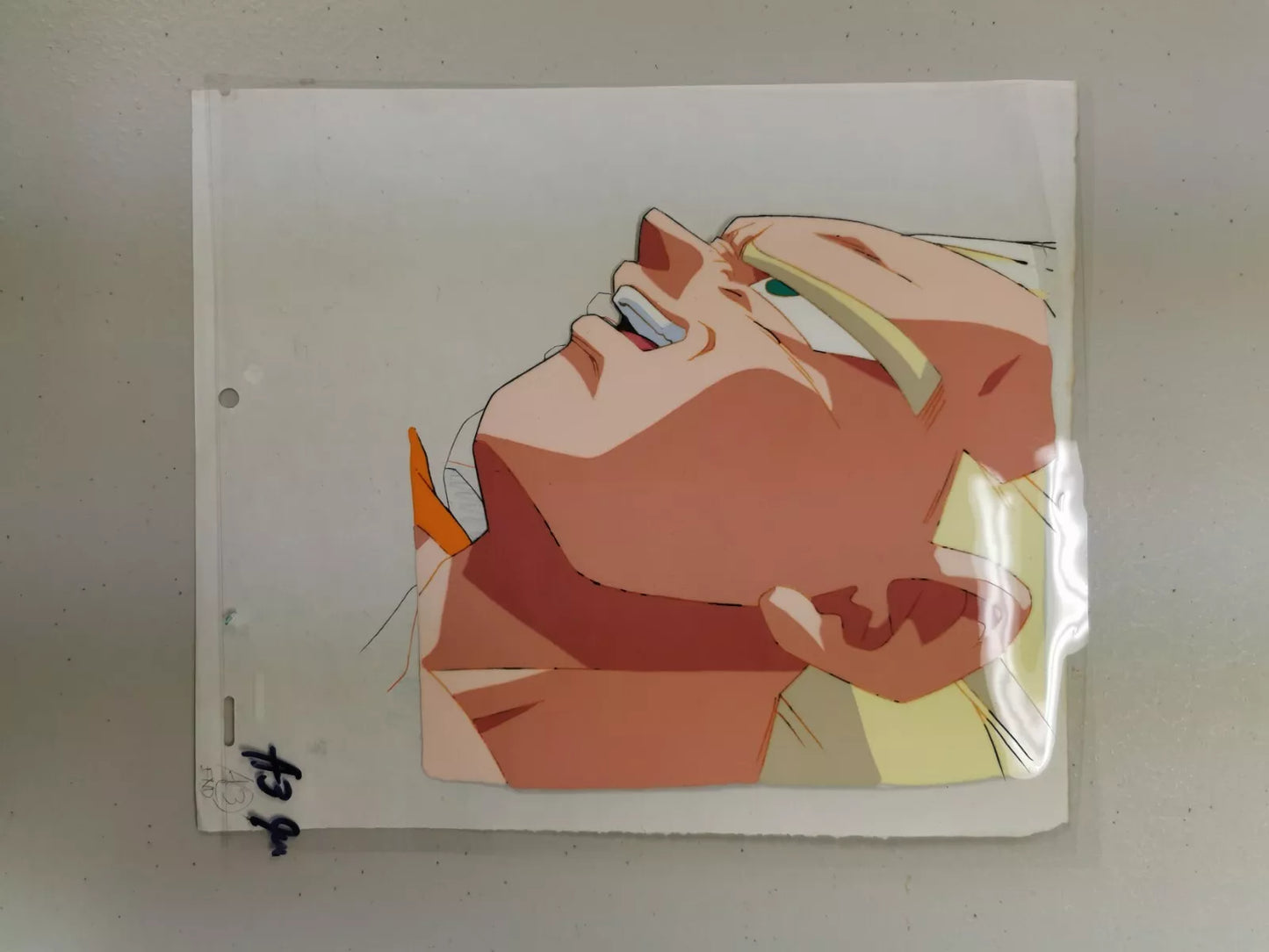 DRAGON BALL Z Super Saiyan Vegeta Cel A3 frame w/ matching douga