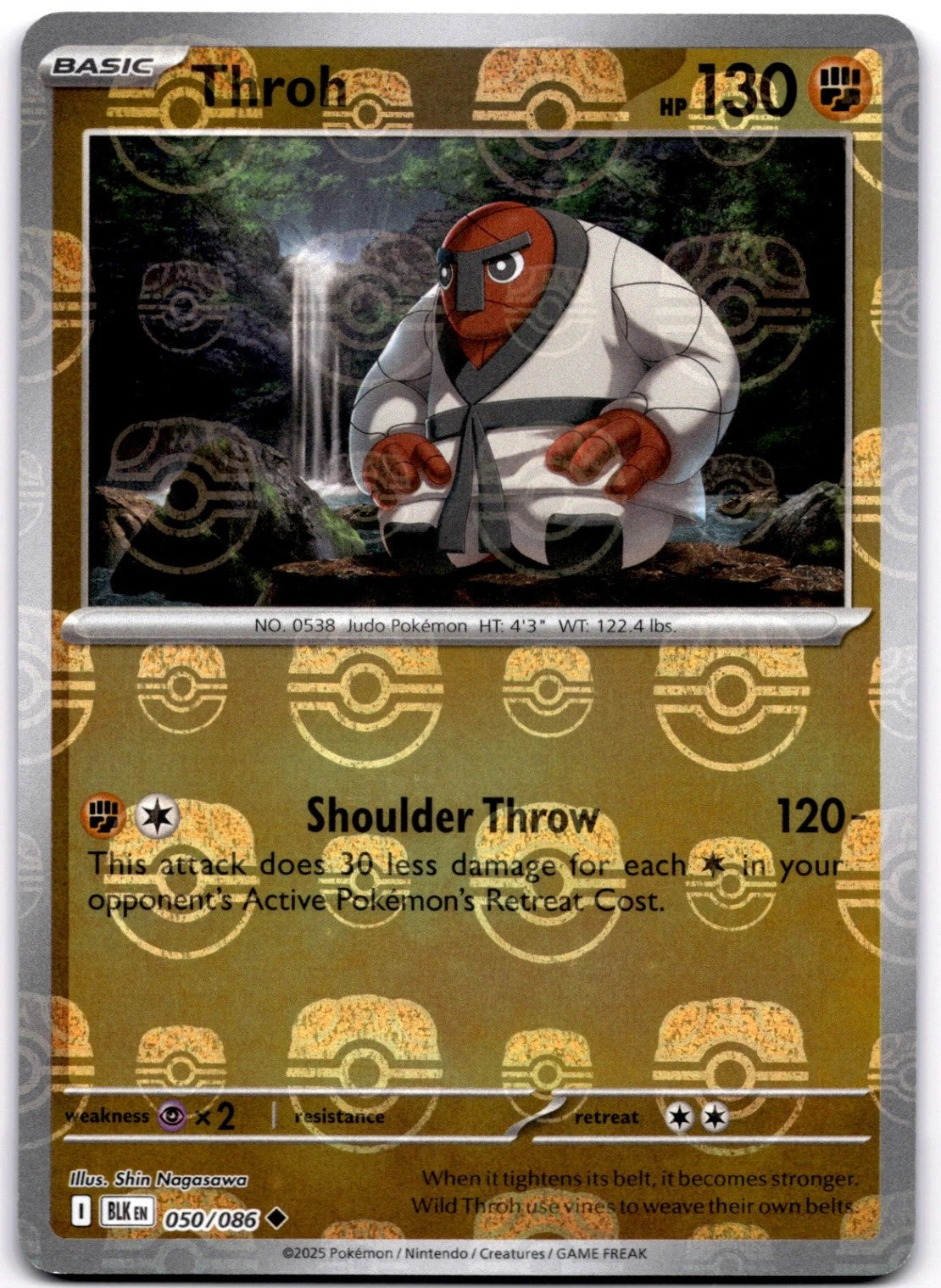 Throh (Master Ball Pattern) 50 - SV Black Bolt Holofoil
