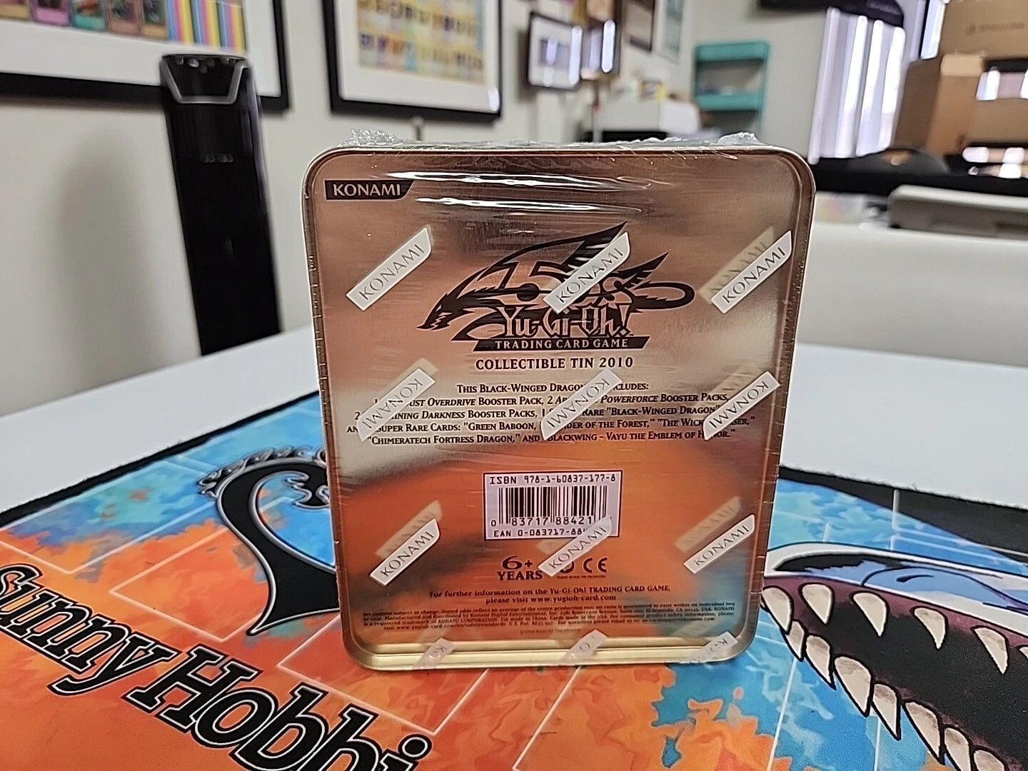 Yugioh Collectible Tin 2010 BLACK WINGED DRAGON SEALED