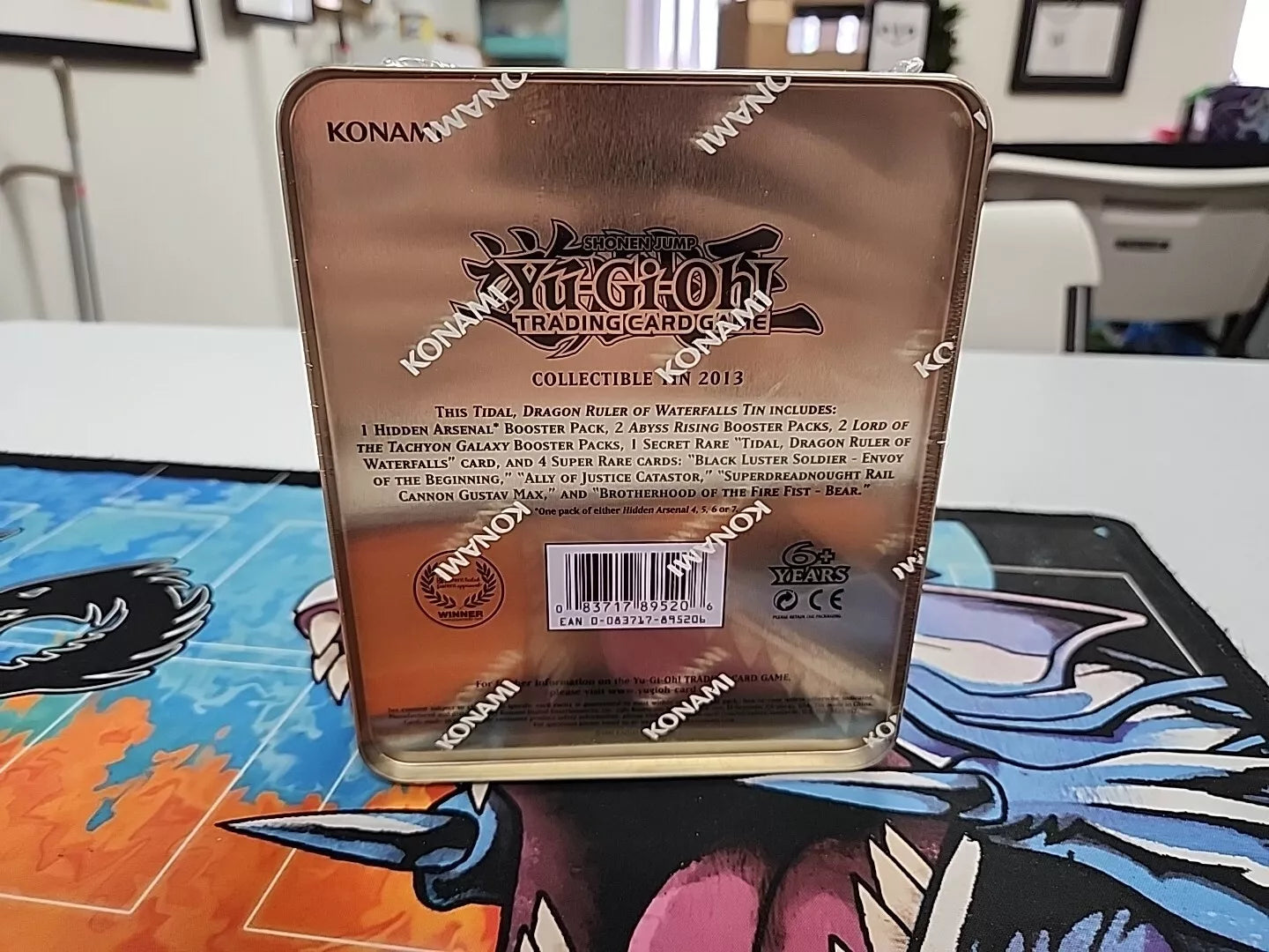 Yugioh Collectible Tin 2013 TIDAL DRAGON RULER OF WATERFALLS SEALED