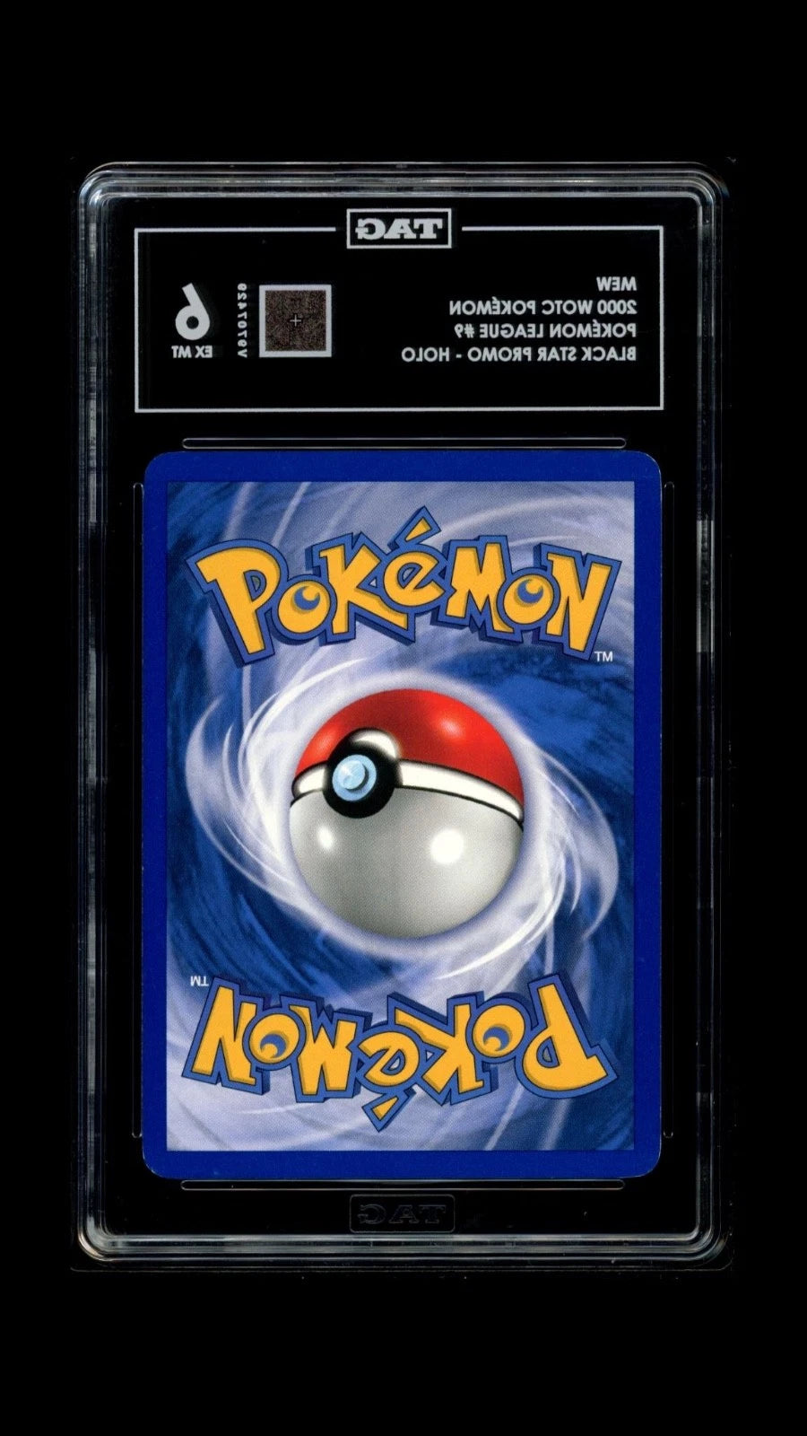 Pokemon Mew 2000 WOTC Pokémon League #9 Black Star Promo TAG 6 EX MT
