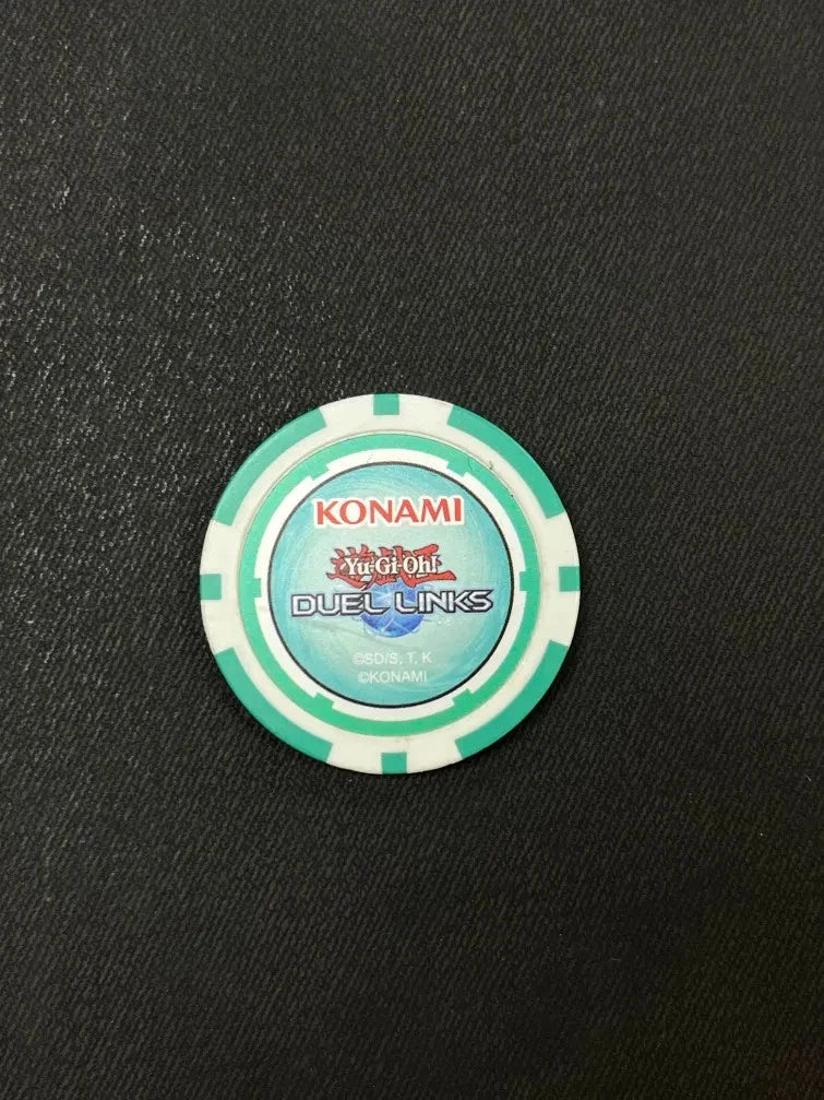 Yugioh Blue-Eyes White Dragon Duel Links Prize - Rare Collectible Poker Chip