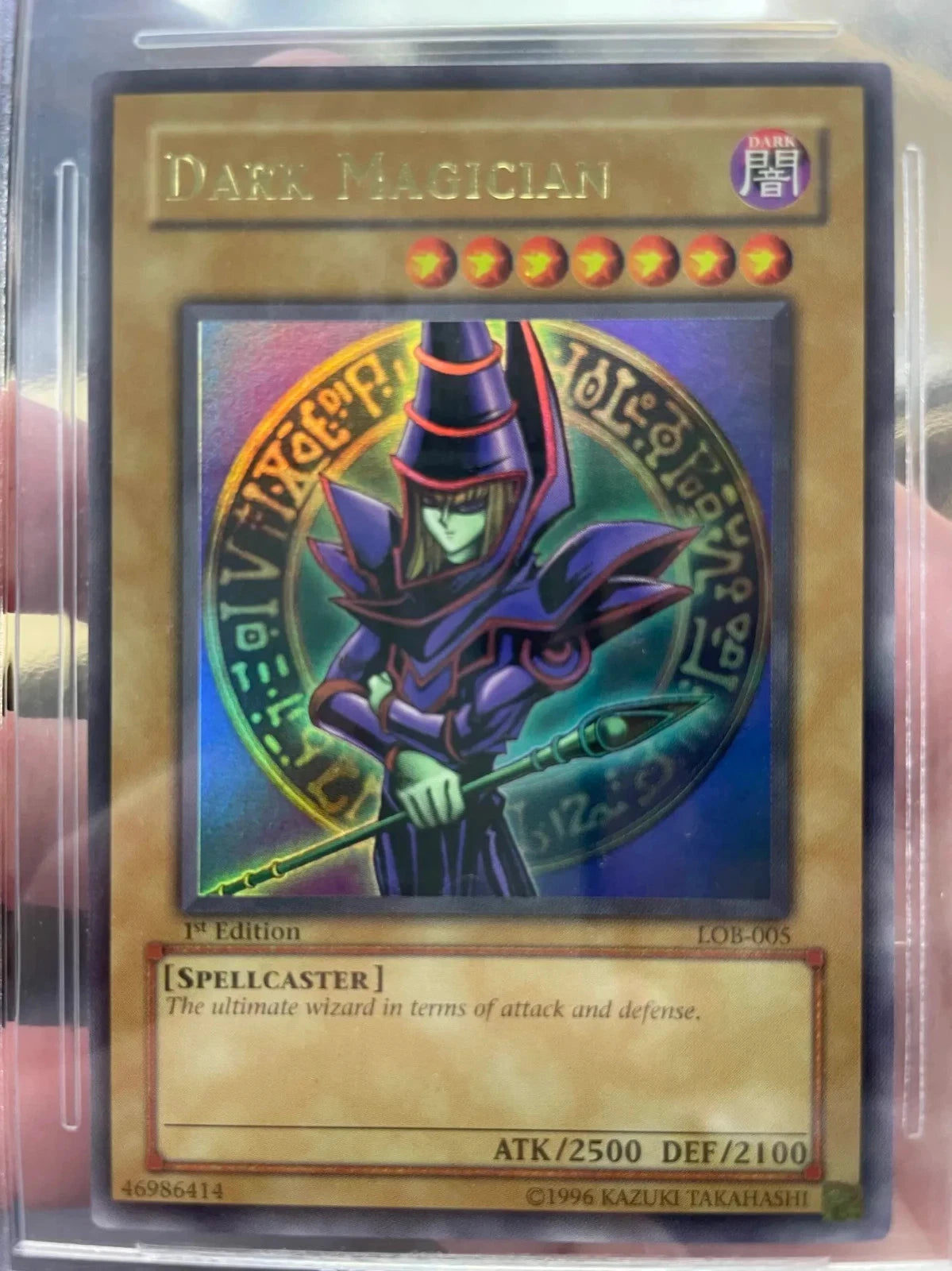 Yugioh - Dark Magician LOB-005 1st Edition BGS 8.5