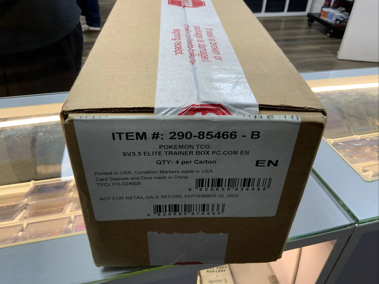 Pokemon SV 151 Pokemon Center Elite Trainer Box PC ETB SEALED CASE