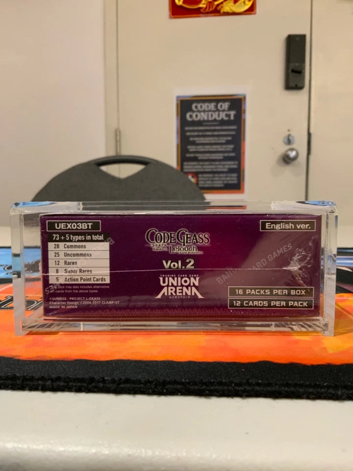 Union Arena Booster Box Acrylic Case UV Protective Non Skid