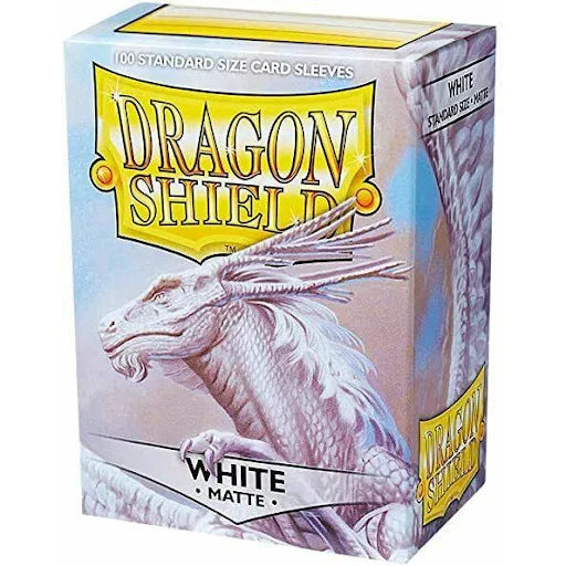 Dragon Shield Standard Size 100ct Sleeves White