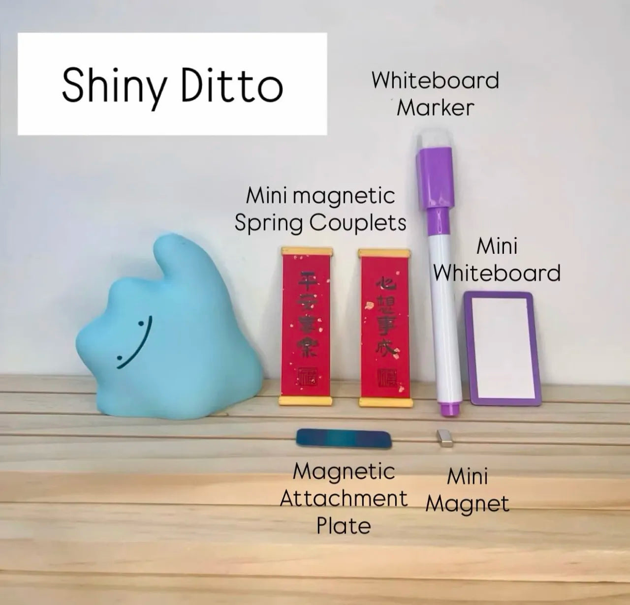POKEMON SHINY Ditto Magnetic Figure with Accessories