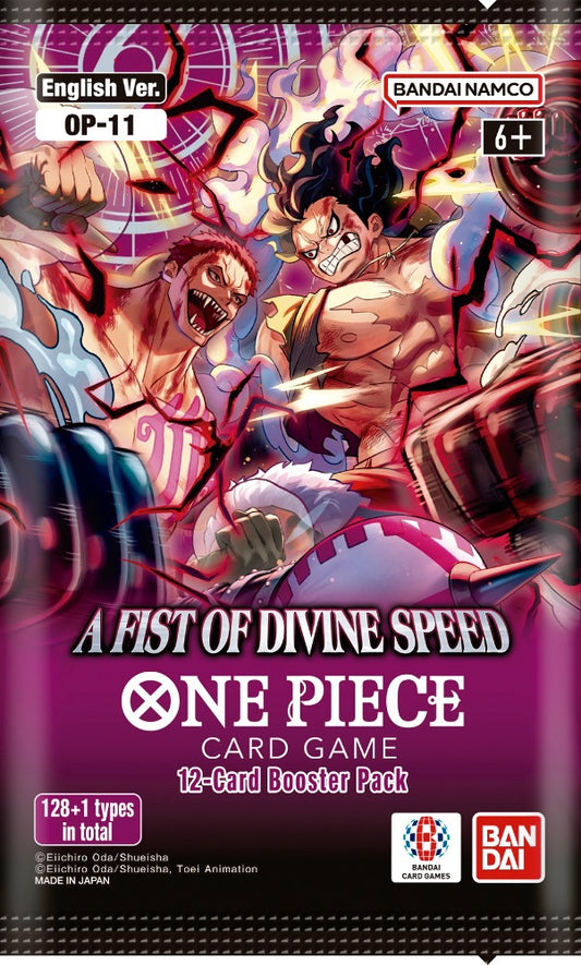 One Piece OP11 A Fist of Divine Speed Booster Pack
