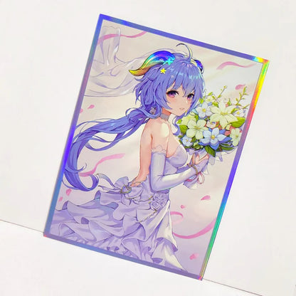 Ganyu Wedding Bride Genshin Impact Standard Holographic Card Sleeves 60ct