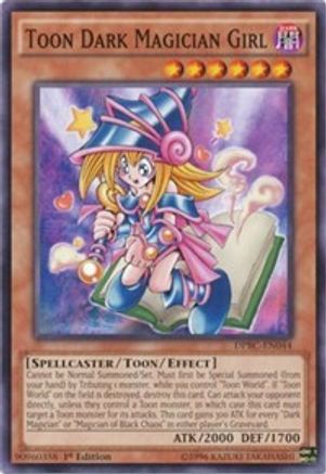 Toon Dark Magician Girl (DPBC-EN044) - Duelist Pack: Battle City 1st Edition