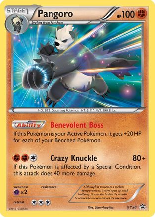 Pangoro XY50/211 - XY Black Star Promos Holofoil