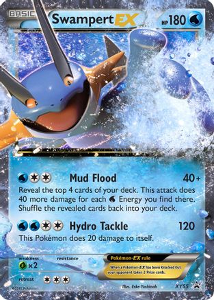 Swampert-EX XY55/211 - XY Black Star Promos Holofoil