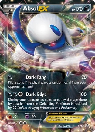 Absol-EX XY62/211 - XY Black Star Promos Holofoil