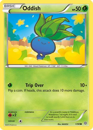 Oddish 1/98 - XY  Ancient Origins