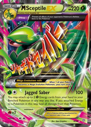 M Sceptile-EX 8/98 - Ancient Origins Holofoil