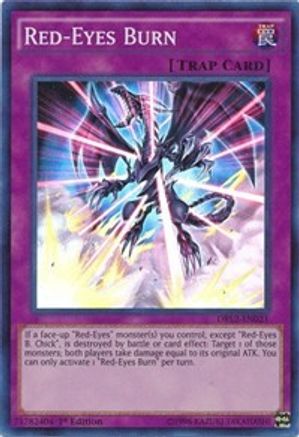 Red-Eyes Burn (DRL2-EN021) - Dragons of Legend 2 1st Edition