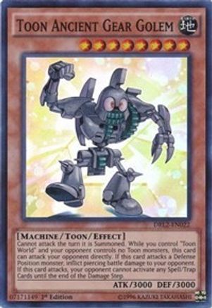 Toon Ancient Gear Golem (DRL2-EN022) - Dragons of Legend 2 1st Edition