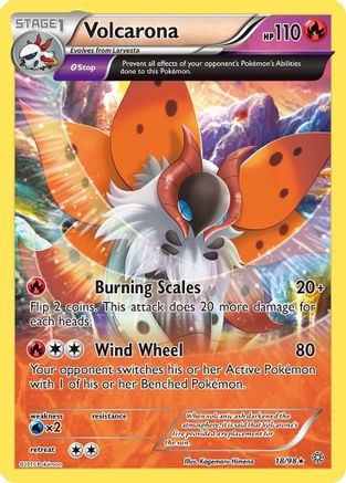 Volcarona (18) 18/98 - XY  Ancient Origins