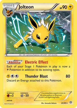 Jolteon 26/98 - Ancient Origins Holofoil