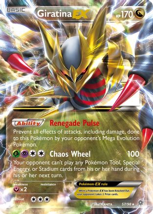 Giratina EX 57/98 - XY  Ancient Origins Holofoil