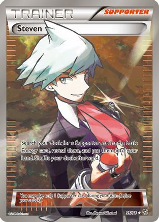 Steven (Full Art) 95/98 - XY  Ancient Origins Holofoil