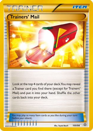 Trainers' Mail 100/98 - Ancient Origins Holofoil