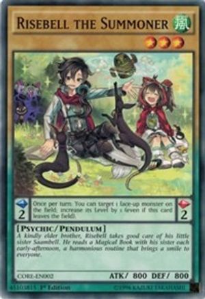 Risebell the Summoner (CORE-EN002) - Clash of Rebellions 1st Edition