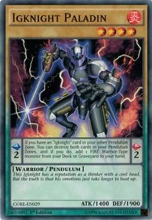 Igknight Paladin (CORE-EN029) - Clash of Rebellions Unlimited