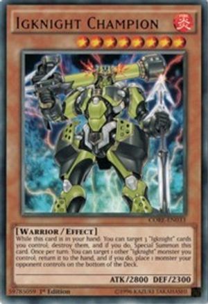 Igknight Champion (CORE-EN033) - Clash of Rebellions 1st Edition