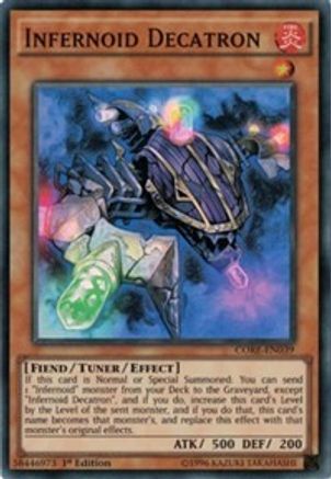 Infernoid Decatron (CORE-EN039) - Clash of Rebellions 1st Edition