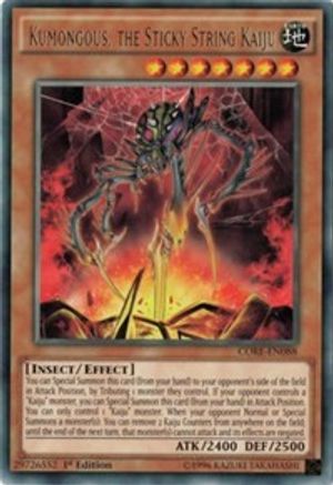 Kumongous, the Sticky String Kaiju (CORE-EN088) - Clash of Rebellions Unlimited