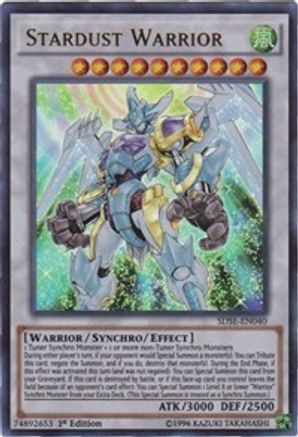 Stardust Warrior (SDSE-EN040) - Structure Deck: Synchron Extreme 1st Edition