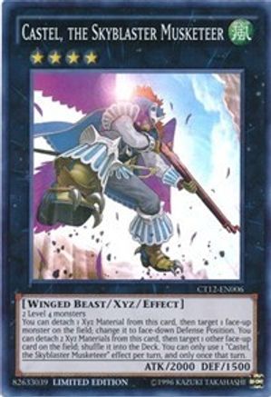 Castel, the Skyblaster Musketeer (CT12-EN006) - 2015 Mega-Tins Limited