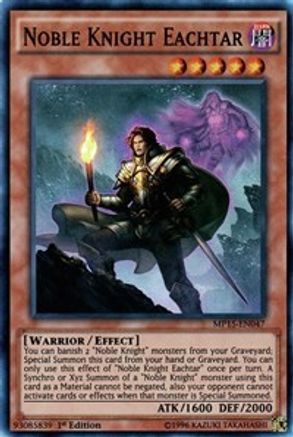 Noble Knight Eachtar (MP15-EN047) - 2015 Mega-Tins Mega Pack 1st Edition