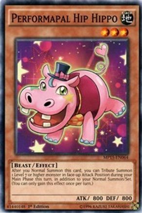 Performapal Hip Hippo (MP15-EN064) - 2015 Mega-Tins Mega Pack 1st Edition