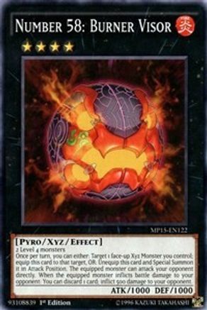 Number 58: Burner Visor (MP15-EN122) - 2015 Mega-Tins Mega Pack 1st Edition