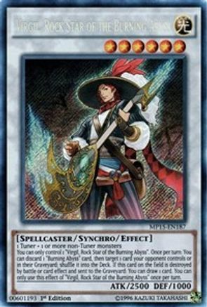 Virgil, Rock Star of the Burning Abyss (MP15-EN187) - 2015 Mega-Tins Mega Pack 1st Edition